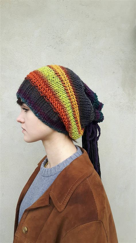 Dreadlocks Hat, Dreadlock Wraps, Dreadlocks Headband, Handmade Dreadlocks Hat, Knit Dreadlock ...