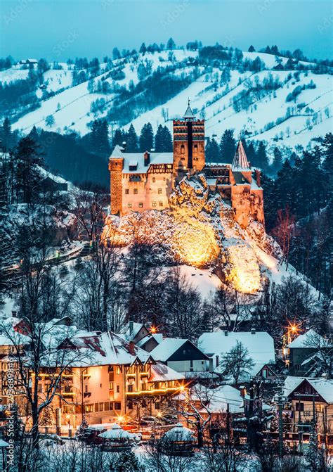 bran or Dracula castle in Romania Stock Photo | Adobe Stock