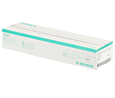 B Braun Injekt Einmalspritzen 2 ml Packung á 100 Stück