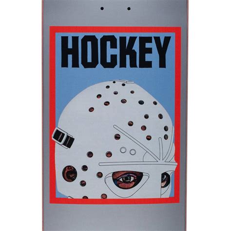 Hockey Half Mask Silver Deck Skateboards Decks News Brands Hockey