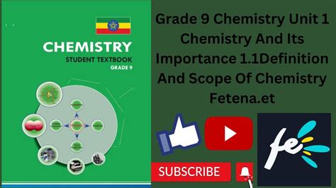 Grade 9 Chemistry Unit 1 Chemistry And Its Importance 11definition And Scope Of Chemistry