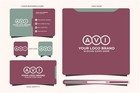 Premium Vector Avi Initial Monogram Logo Vector Avi Circle Shape