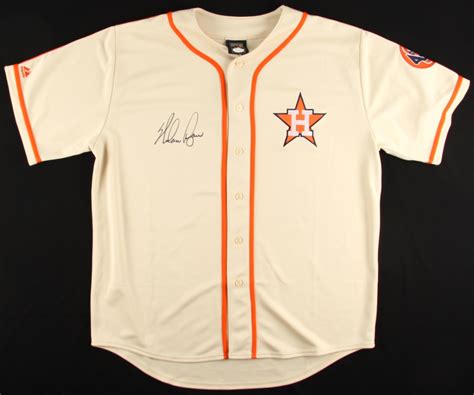 Nolan Ryan Signed Astros Throwback Jersey (JSA COA) | Pristine Auction