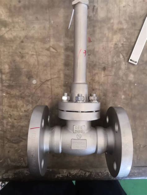 Cng Lng Lpg Cryogenic Globe Valve Cast Bolted Extended Bonnet Strong