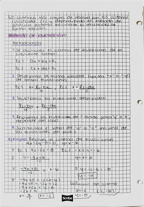 Solution Sistemas De Ecuaciones Lineales Studypool