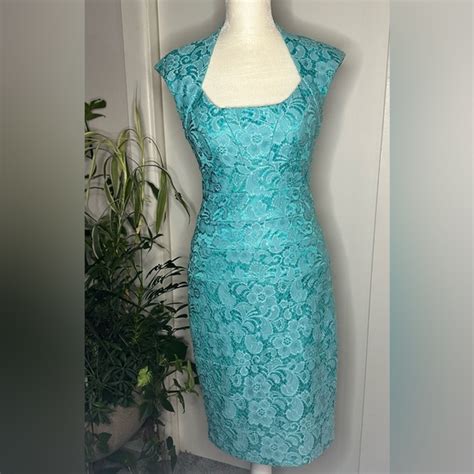 Jax Dresses Jax Lace Overlay Flattering Bodycon Dress Poshmark