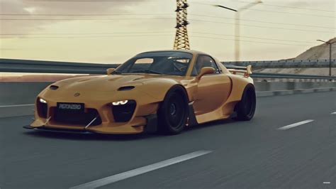 Fd3s Mazda Rx 7 Flaunts A Mean Clean Widebody Restomod Albeit Only