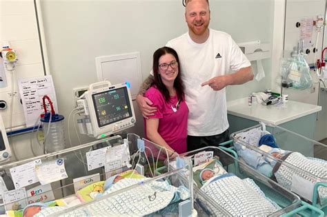 West Lothian Mum Overwhelmed After Rare Birth Of Quadruplets Bbc News