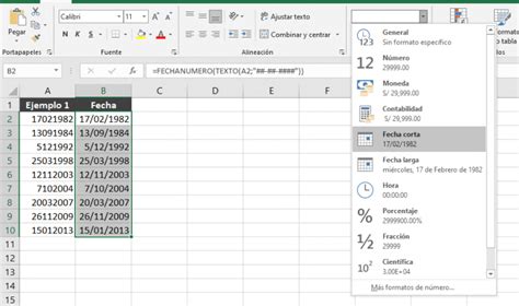 Manejo De Fechas En Excel Con La Funcion Texto En Excel 2010 Images