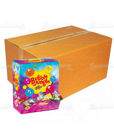 Box Bubble Jungle Mix Bubble Gum In Wholesale Packing On Bonbonrama