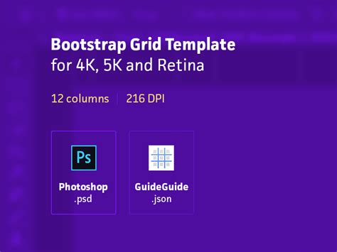 Bootstrap Grid Template | Free PSD Templates