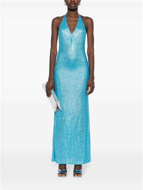 Giuseppe Di Morabito Rhinestone Embellished Maxi Dress Farfetch