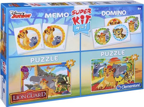 Disney Super Kit 4 En 1 The Lion King Puzzle Memory Et Jeu De