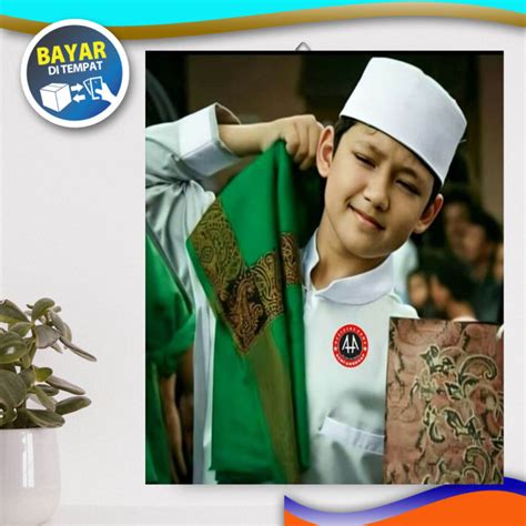 Hiasan Dinding Tema Habib Alwi Assegaf Poster Pemeran Raden Kian Santang Poster Kayu Wall