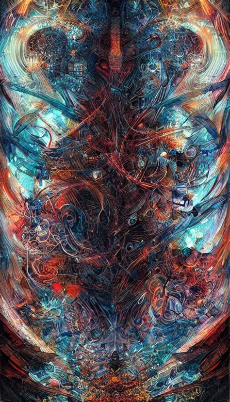 Techno Artwork By Android Jones Stable Diffusion Openart