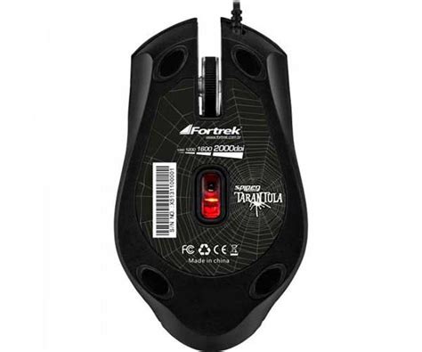 Mouse Gamer Fortrek Spider Tarantula 2000 Dpi USB OM702 54623 Pichau