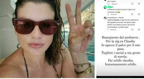 Emma Marrone Insultata Sui Social Spacchi Il Palco Per Il Peso Lei