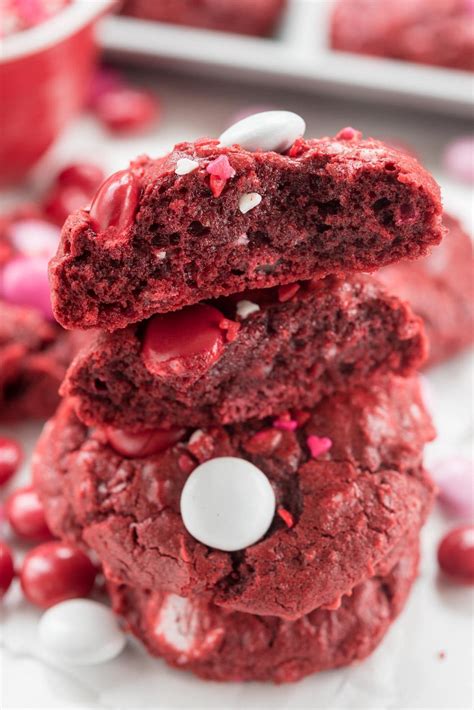 Red Velvet Cake Mix Cookies Recipe Red Velvet Cake Mix Cookies Red Velvet Cookie Recipe