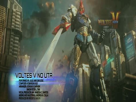 Voltes V Legacy Voltes V No Uta By Julie Anne San Jose Official