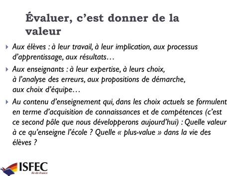 PPT Évaluer cest donner de la valeur PowerPoint Presentation free