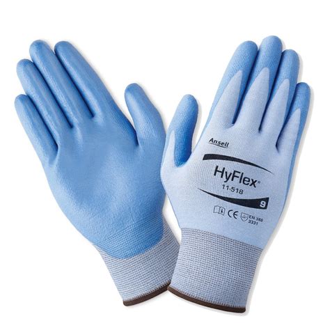 Ansell Hyflex Dyneema Pu Coated A Cut Resistant Gloves