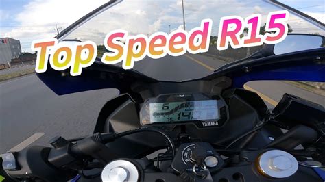 Top Speed Yamaha R15!! - YouTube