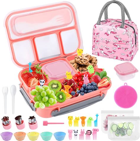 Bsmkd Loncheras Para Ni Os Bento Box Para Adultos Set Pcs