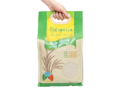 Gạo Hạt Ngọc Trời Bạch Dương 5kg giá tốt tại Bách hoá XANH