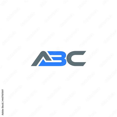 ABC letter logo abstract design. ABC unique design, ABC letter logo ...