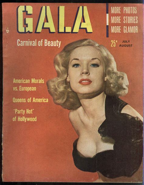 Gala 7 8 1950 Pin Up Glamour Betty Brosmer Bernard Of Hollywood