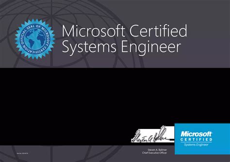 mcse microsoft certified systems engineer
