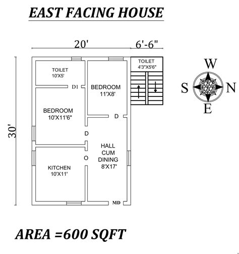 East Facing House Layout Plan Autocad Drawing Dwg File Cadbull Images And Photos Finder