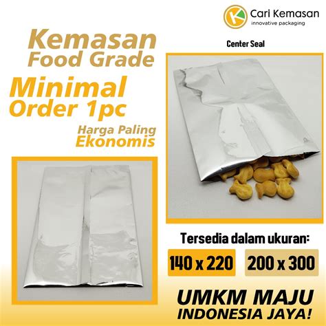 Jual Tanpa Minimal Order Center Seal X Kemasan Plastik