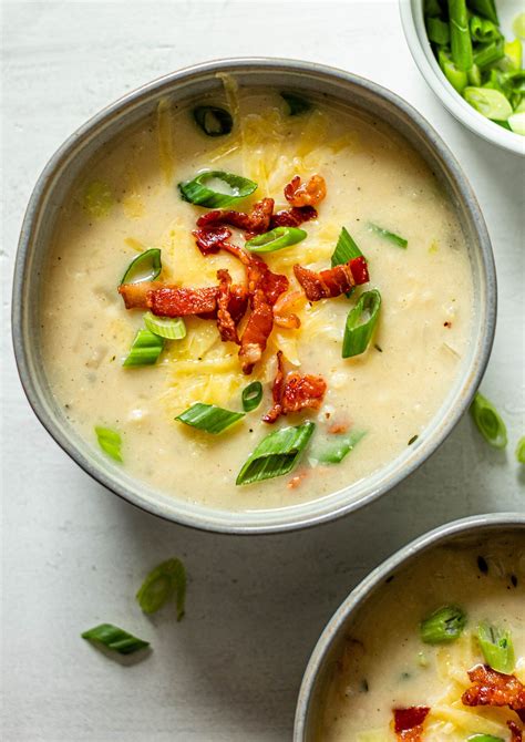 Loaded Cauliflower Soup Recipe Cauliflower Soup Recipes Soup Recipes Cauliflower Soup