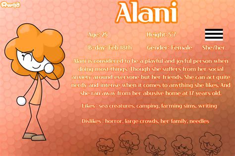 Alani Character Bio 26 By Theultimateawqa On Deviantart