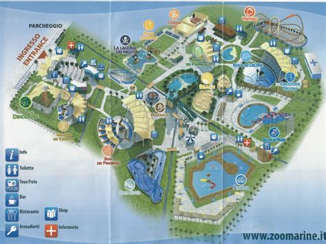 Zoomarine - 2012 Park Map