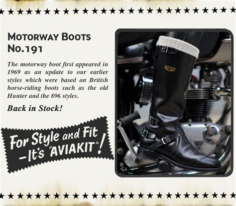 Motorway Boots No191 Back In Stock Lewis Leathers