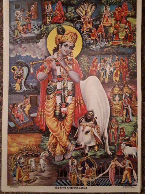 Brijbasi Press Presents X Print Of Krishna Leela The Main