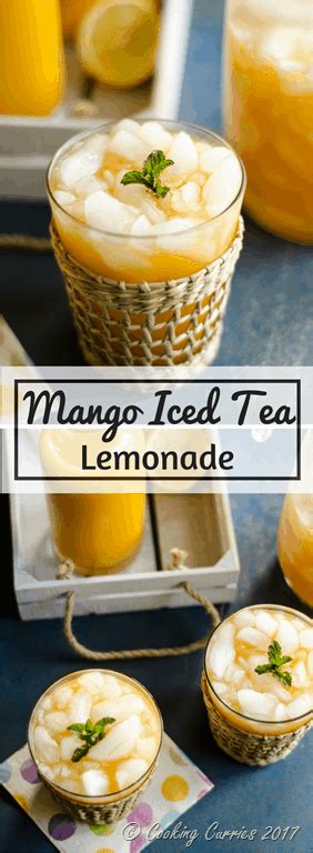 Mango Iced Tea Lemonade Cooking Curries