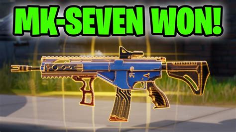 The Mk Seven Ar Is Back In Fortnite Mk 7 Won Vote Youtube