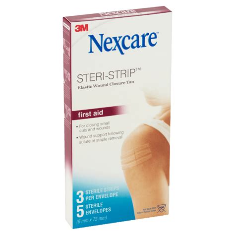 Nexcare Steri Strip Wound Closure Tan Mm X Mm Allcare Warehouse