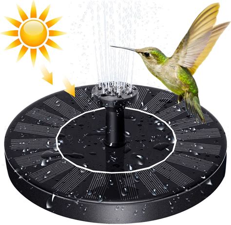 Garden Decoration Water Floating Solar Power Fountain Panel Kit Water