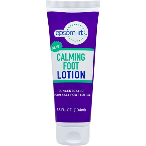 Epsom It Calming Foot Lotion Epsom Salt Lotion For Discomfort