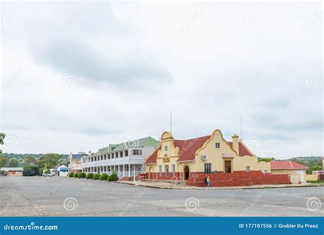 Street Scene, with Historic, Old, Buildings, in Winburg Editorial Photo ...