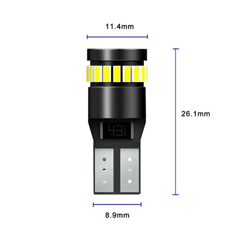 2pcs T10 501 194 3014 W5W SMD 24LED Car CANBUS Error Free Wedge Light