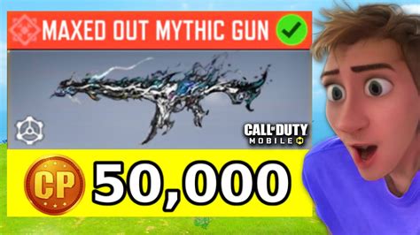 First Time Using Maxed Out Mythic Gun 🤯 Cod Mobile Youtube