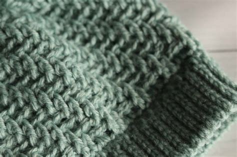 Mountain Ridge Beanie Crochet Pattern Rich Textures Crochet