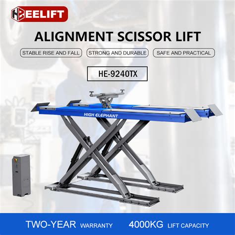 Low Rise Hydraulic Car Lift Car Auto Pneumatic Lift Auto Scissor Lift