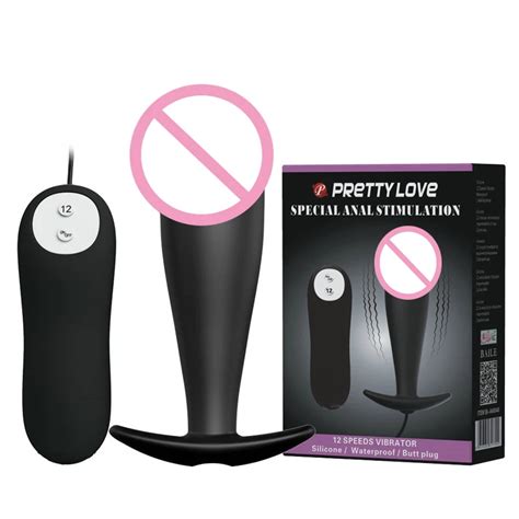 Prettylove Funktion Dildo Anal Vibrator Silikon Wasserdichte