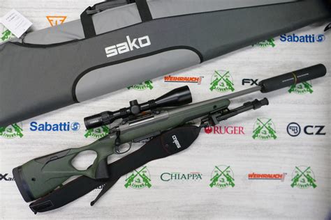 Sako S20 Hunter Green RoughTech Livens Gun Shop Sako Centerfire Rifles